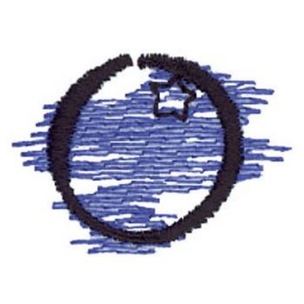 Picture of Blueberry Machine Embroidery Design