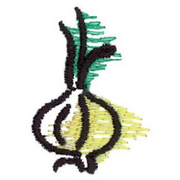 Picture of Onion Machine Embroidery Design