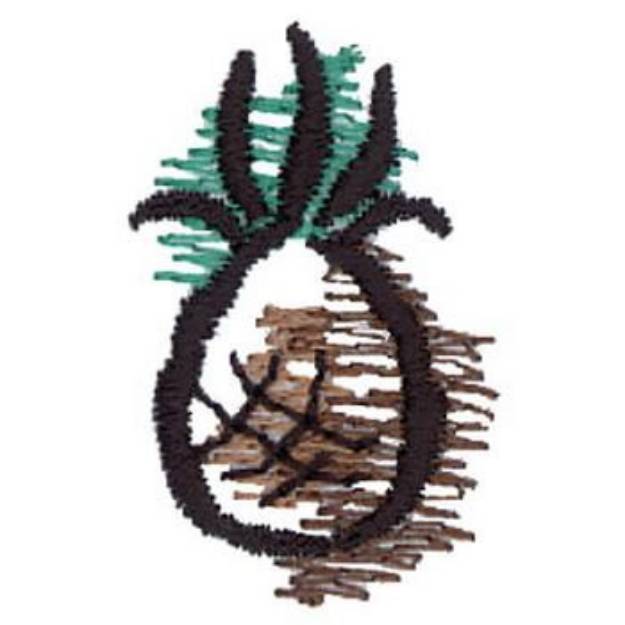 Picture of Pineapple Machine Embroidery Design