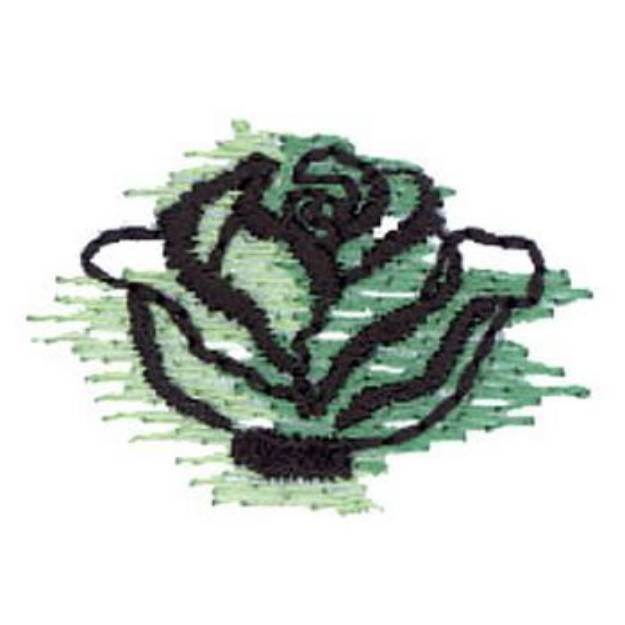 Picture of Lettuce Machine Embroidery Design