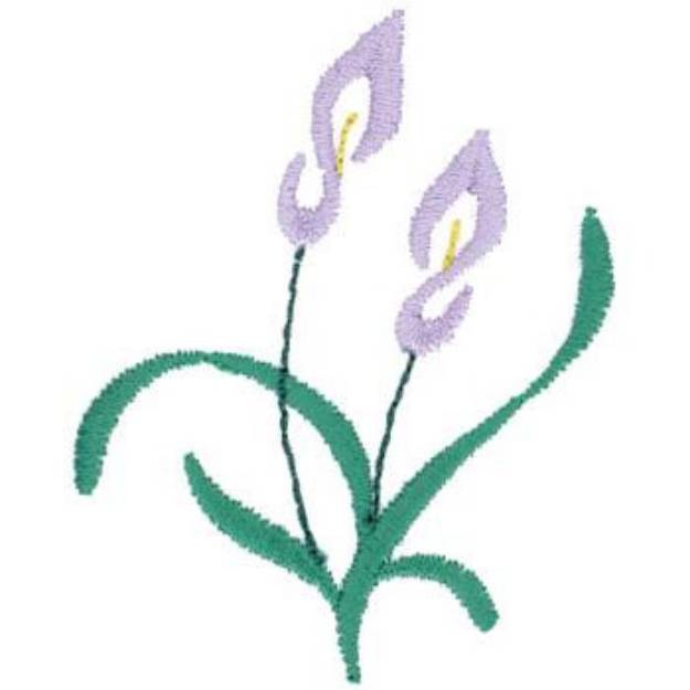 Picture of Calla Lilies Machine Embroidery Design