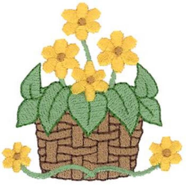 Picture of Woven Basket Machine Embroidery Design