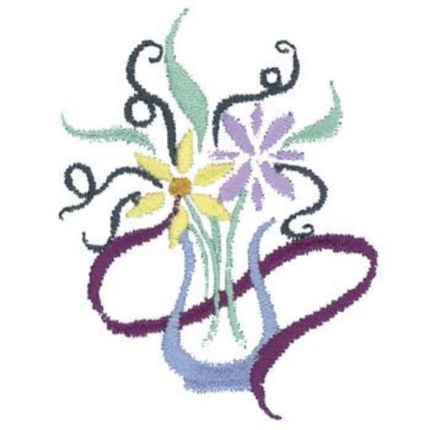 Picture of Florist Logo Machine Embroidery Design