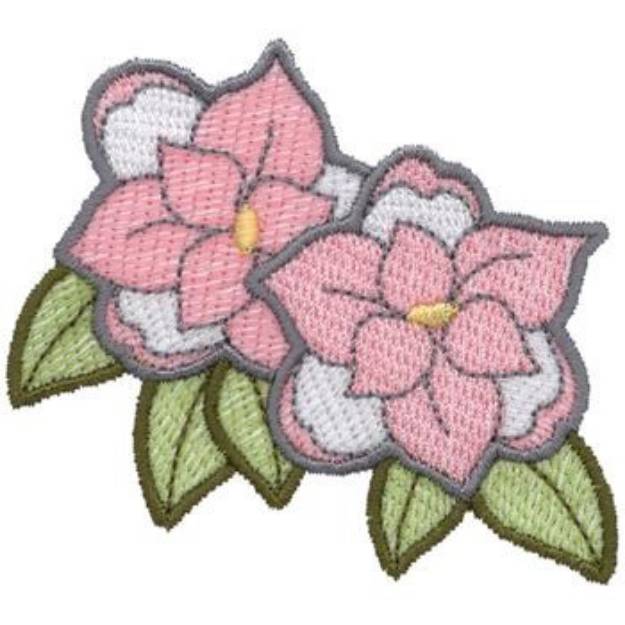 Picture of Magnolia Machine Embroidery Design