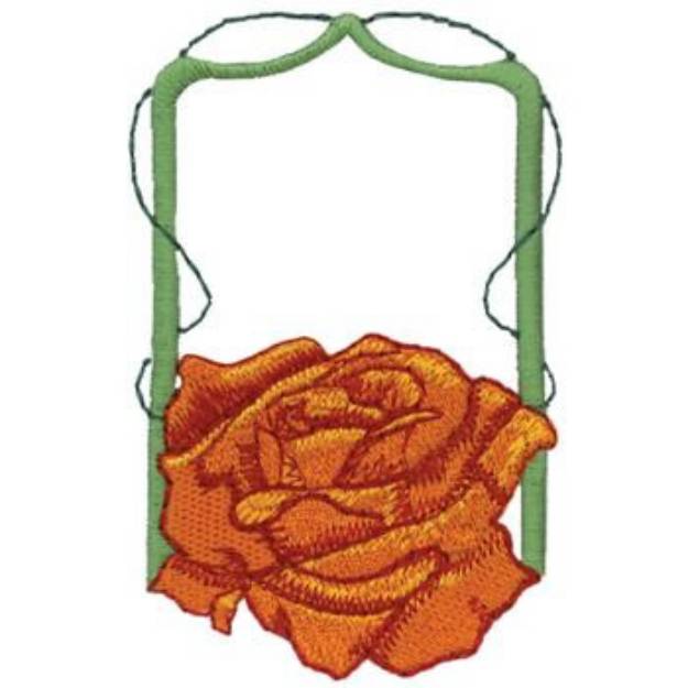 Picture of Rose Border Machine Embroidery Design