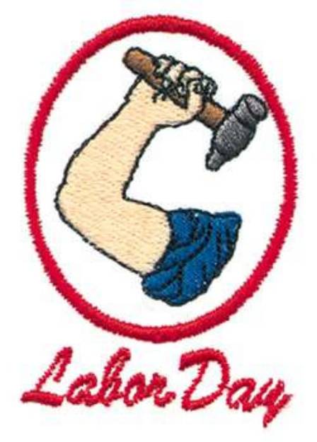 Picture of Labor Day Machine Embroidery Design