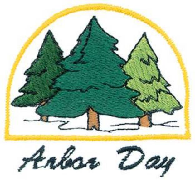 Picture of Arbor Day Machine Embroidery Design