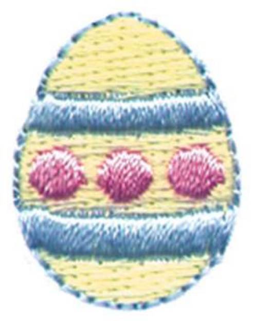 Picture of 1" Easter Egg Machine Embroidery Design