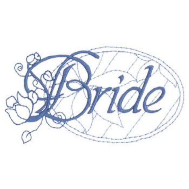 Picture of Bride Machine Embroidery Design