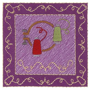 Hoop Square Machine Embroidery Design