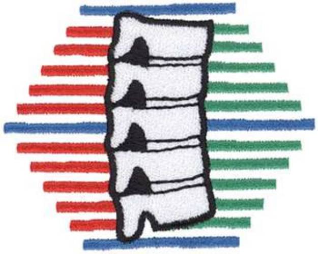 Picture of Chiropractic Logo Machine Embroidery Design