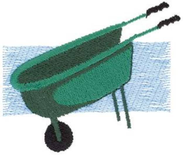 Picture of Wheel Barrow Machine Embroidery Design