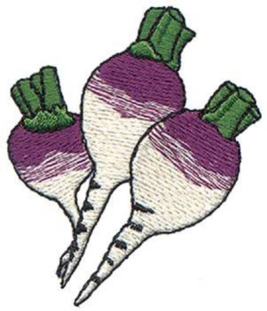 Picture of Turnips Machine Embroidery Design