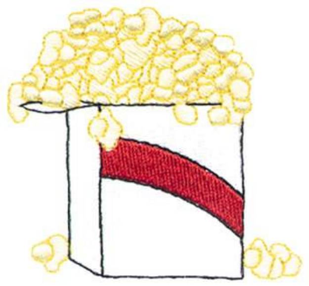 Picture of Popcorn Machine Embroidery Design