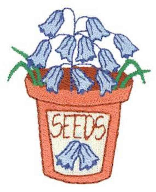 Picture of Bluebells Machine Embroidery Design