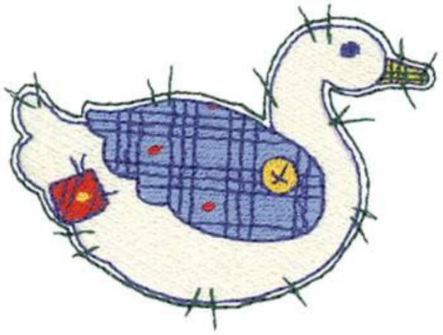 Picture of Patchwork Duck Machine Embroidery Design