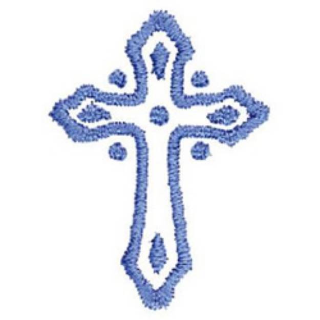 Picture of Cross Design Machine Embroidery Design