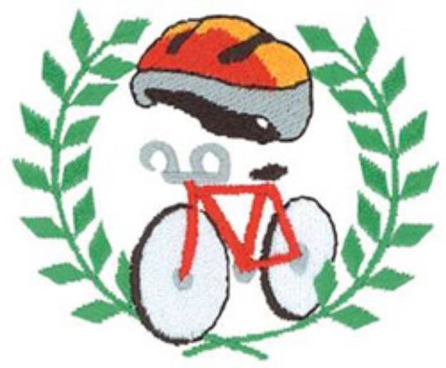 Picture of Cycling Crest Machine Embroidery Design