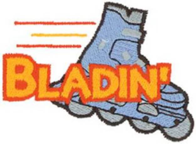 Picture of Bladin Logo Machine Embroidery Design