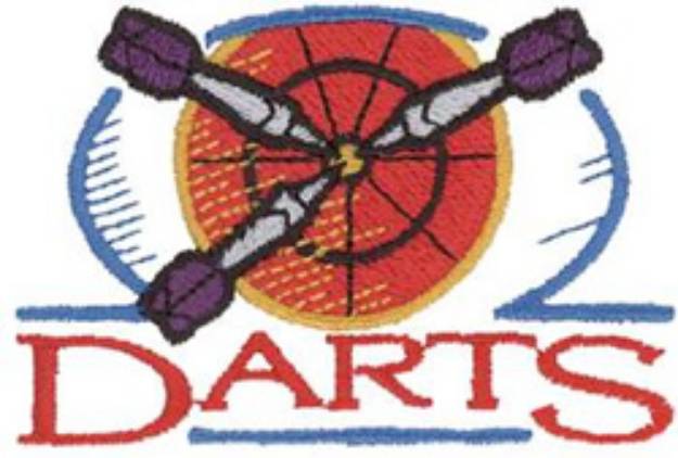 Picture of Darts Machine Embroidery Design