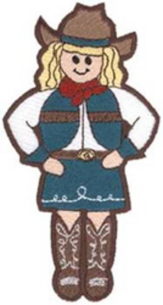 Picture of American Girl Machine Embroidery Design