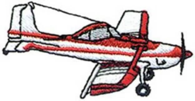 Picture of Crop Duster Machine Embroidery Design