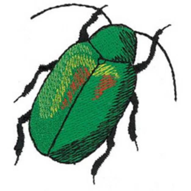 Picture of Beetle Machine Embroidery Design