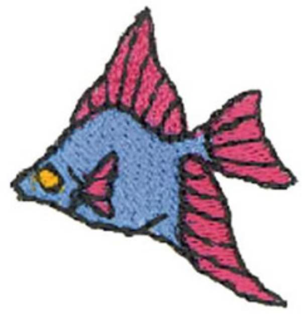 Picture of Angelfish Machine Embroidery Design