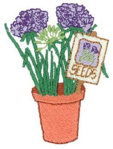 Picture of Chives Machine Embroidery Design