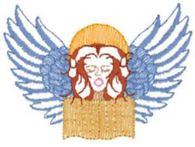 Picture of Choir Angel Machine Embroidery Design