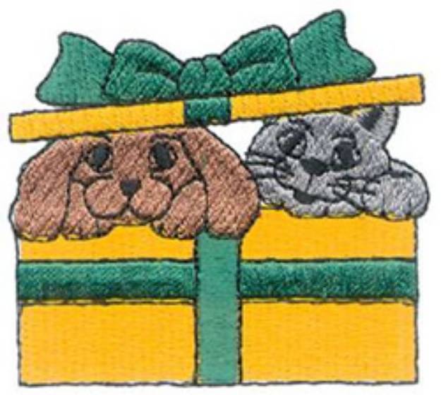 Picture of Christmas Pets Machine Embroidery Design