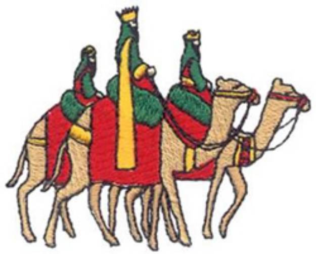 Picture of Three Wisemen Machine Embroidery Design