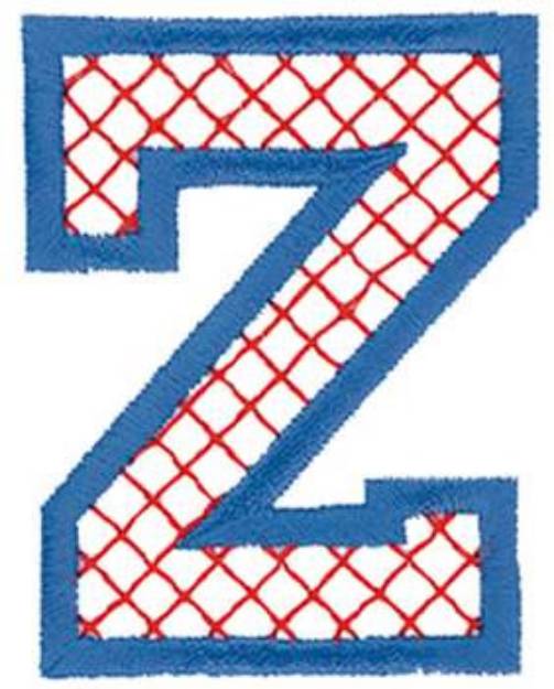 Picture of Cross-Stitch Z Machine Embroidery Design