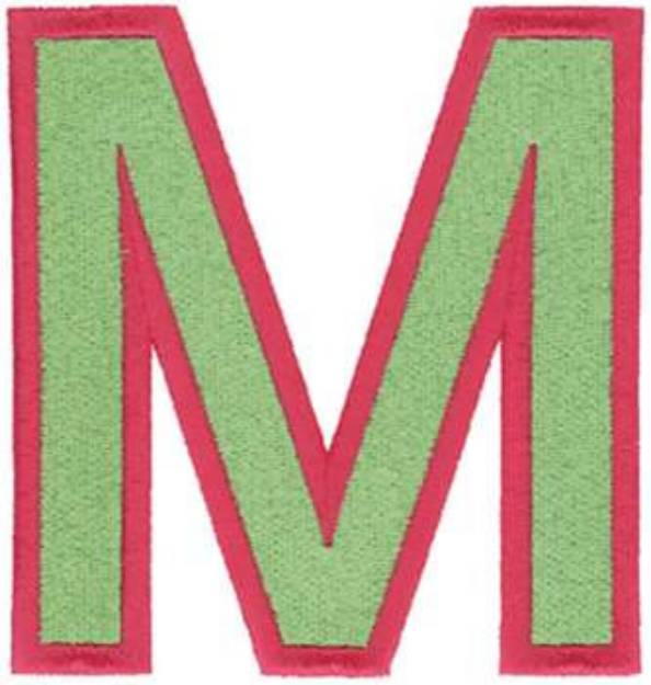 Picture of Filled Mu Symbol Machine Embroidery Design