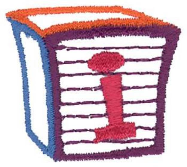 Picture of Letter Block i Machine Embroidery Design