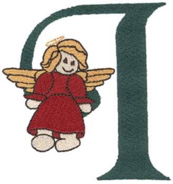 Picture of Angel I Machine Embroidery Design