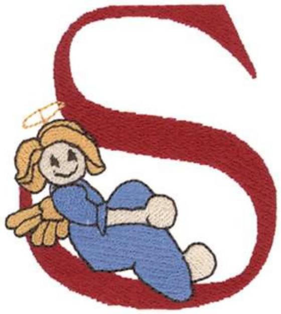 Picture of Angel S Machine Embroidery Design