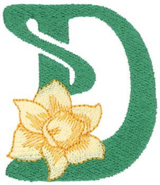 Picture of Flower D Machine Embroidery Design