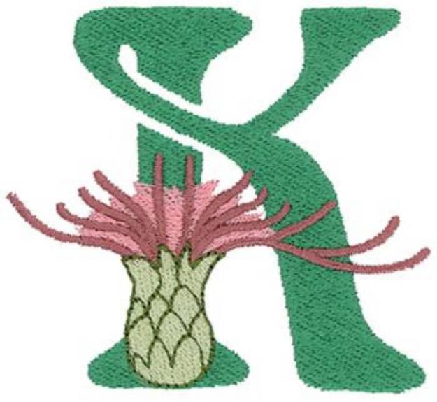 Picture of Flower K Machine Embroidery Design