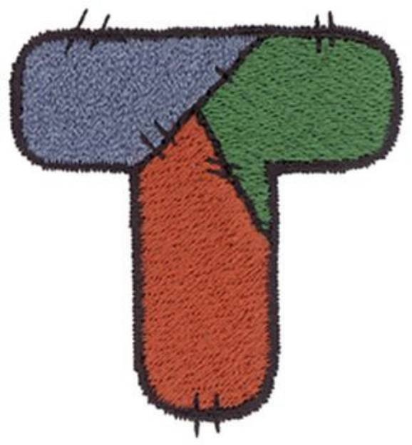 Picture of Patchwork T Machine Embroidery Design