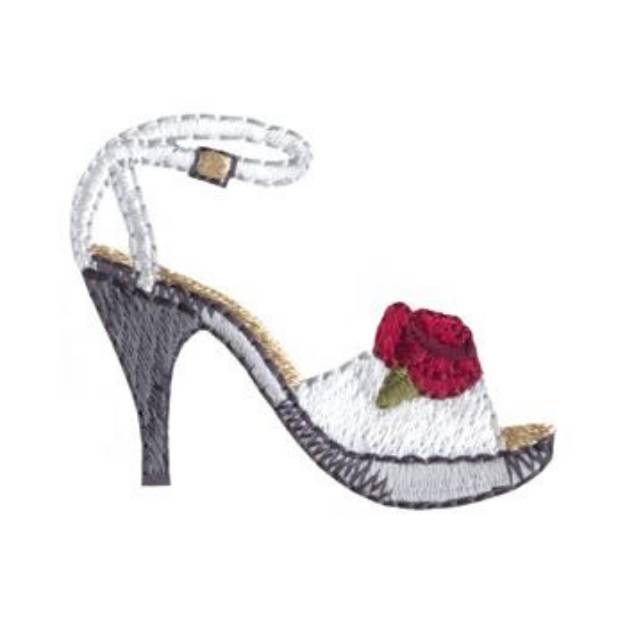 Picture of Stilleto Sandal Machine Embroidery Design