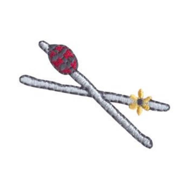 Picture of Bobbi Pins Machine Embroidery Design