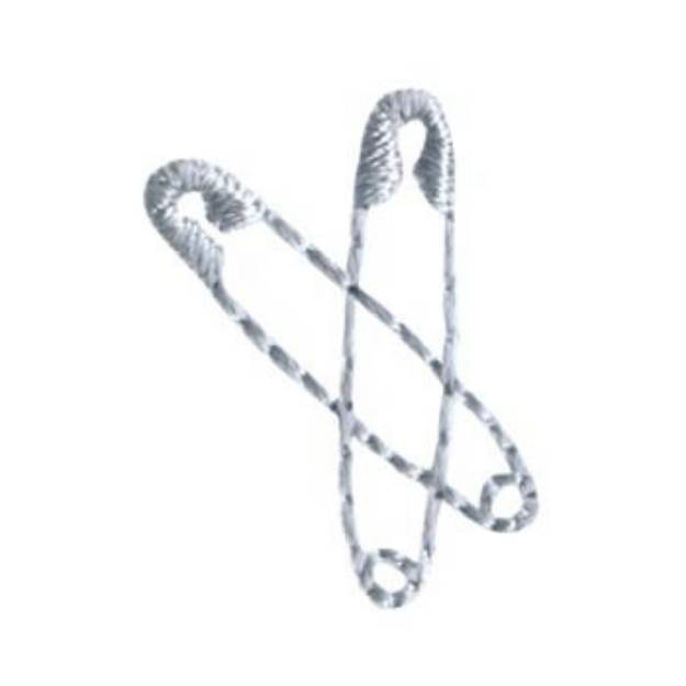 Picture of Safety Pins Machine Embroidery Design