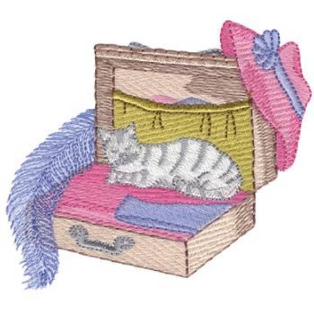 Picture of Suitecase Machine Embroidery Design