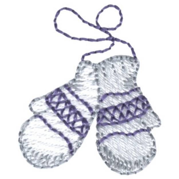 Picture of Mittens Machine Embroidery Design