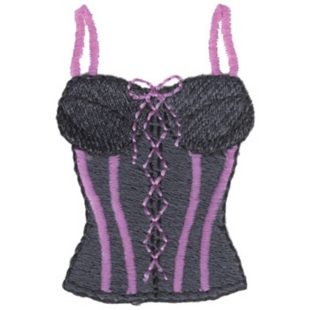 Picture of Bustier Machine Embroidery Design