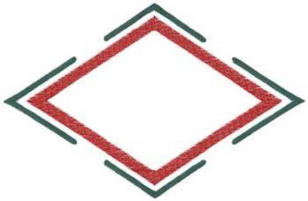 Picture of Diamond Border Machine Embroidery Design