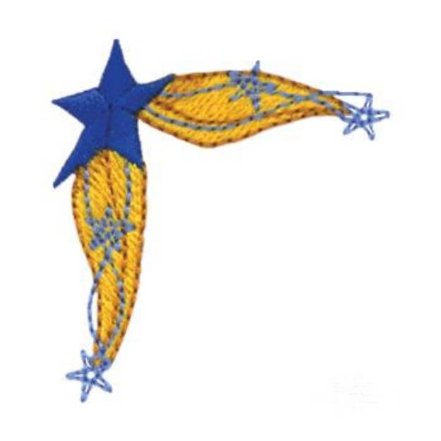 Picture of Star Corner Machine Embroidery Design