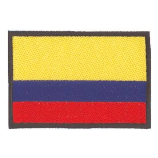 Picture of Colombia Flag Machine Embroidery Design