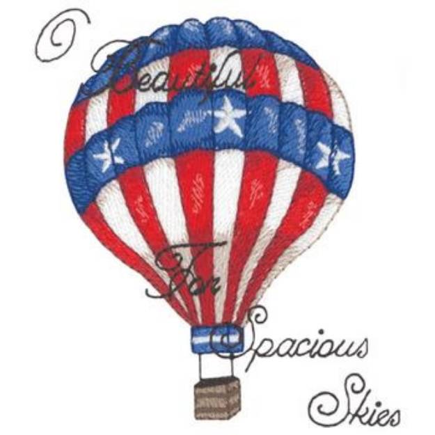 Picture of Spacious Skies Machine Embroidery Design